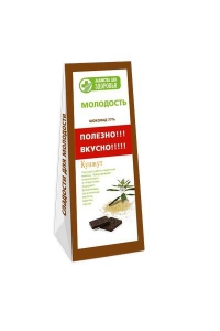 Ласощі для здоров'я шоколад гіркий з кунжутом 100г