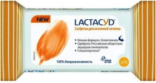 Lactacyd серветки для інтимної гігієни 15шт