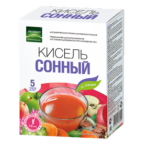 Леовит кисіль сонний дієтичний 20г №5 пакетики