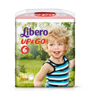 Трусики ліберо Up&go 13-20кг extra large 14шт